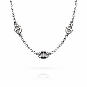 3mm | Silver | Mariner link Chain w/Toggle Clasp